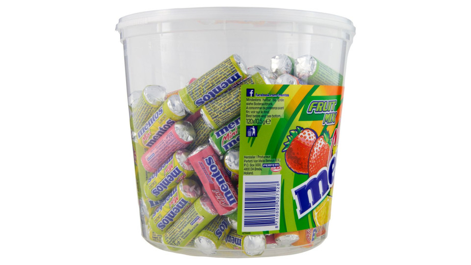 Mentos Mini Fruit Mix 120 X 10,5 G