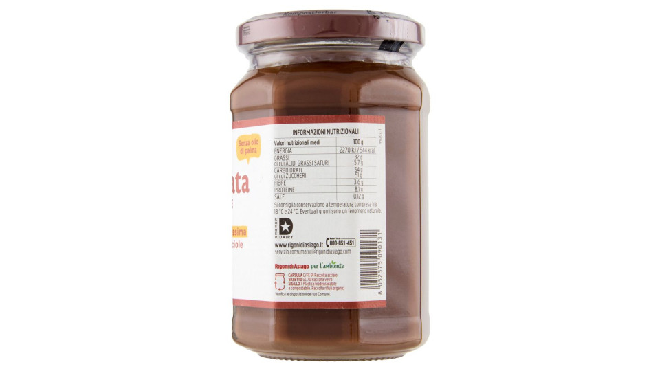 Rigoni Di Asiago Nocciolata L'originale Bio 325 G