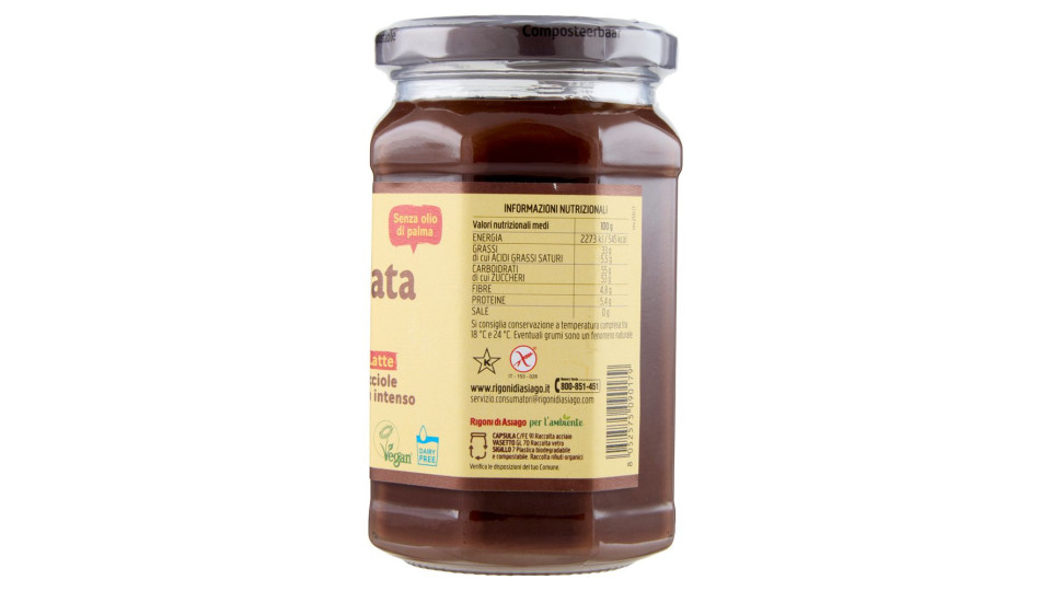 Rigoni Di Asiago Nocciolata La Dark Senza Latte 325 G
