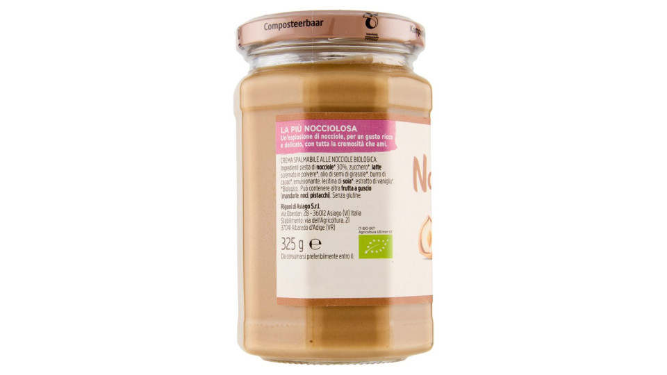 Rigoni Di Asiago Nocciolata La Bianca Bio 325 G
