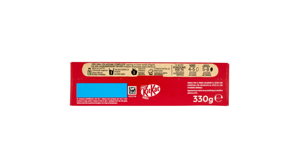 Kitkat Cereali Integrali Gusto Cioccolato E Wafer 330g