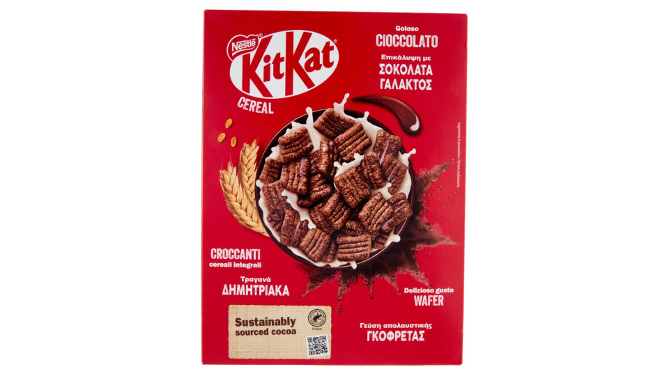 Kitkat Cereali Integrali Gusto Cioccolato E Wafer 330g