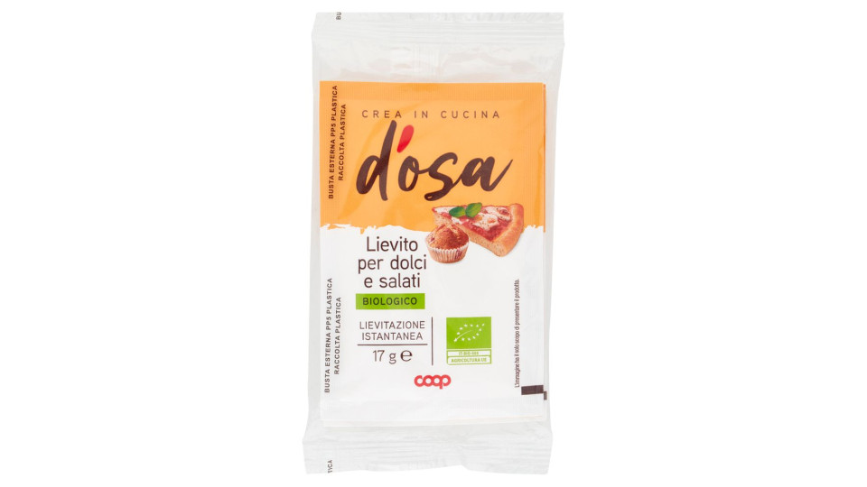 Lievito Per Dolci E Salati Biologico 17 G X 3 Buste