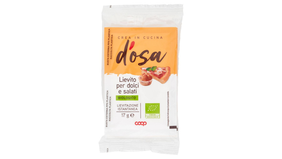 Lievito Per Dolci E Salati Biologico 17 G X 3 Buste
