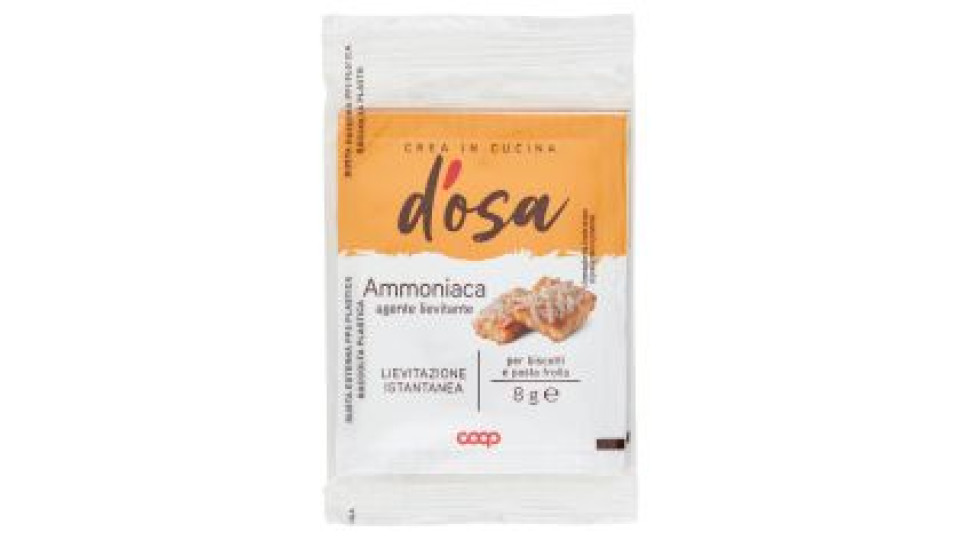 Ammoniaca Agente Lievitante Per Biscotti E Pasta Frolla 8 G X 3 Buste