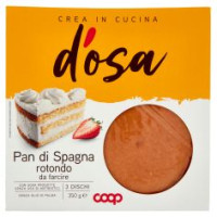 Pan Di Spagna Rotondo Da Farcire 3 Dischi 350 G