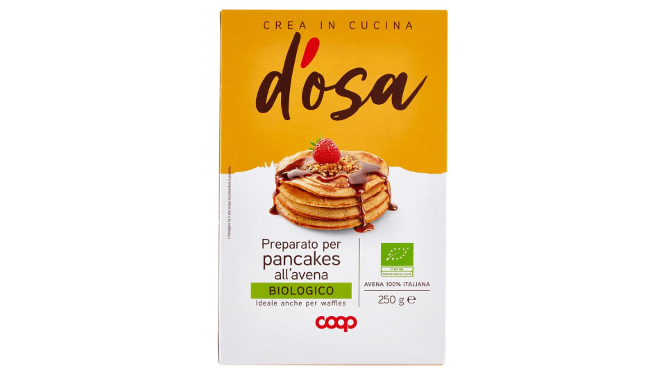 Preparato Per Pancakes All'avena Biologico 250 G