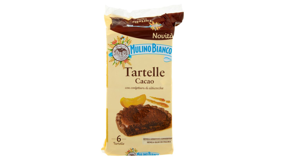 Mulino Bianco Tartelle Cacao Con Confettura Di Albicocche 6 Pezzi 288g