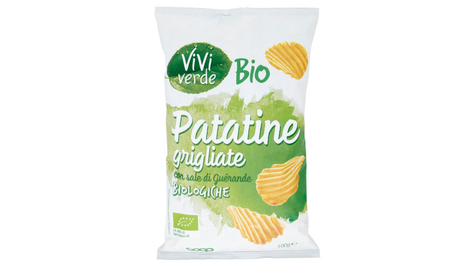 Patatine Grigliate Con Sale Di Guérande Biologiche 100 G