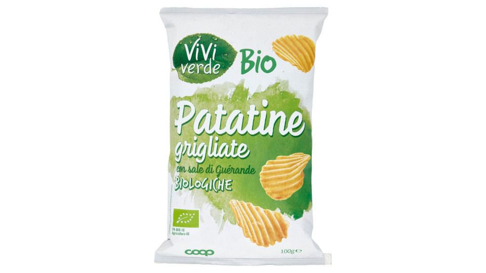 Patatine Grigliate Con Sale Di Guérande Biologiche 100 G