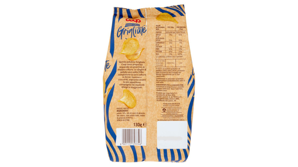 Doppia Cottura Grigliate 130 G