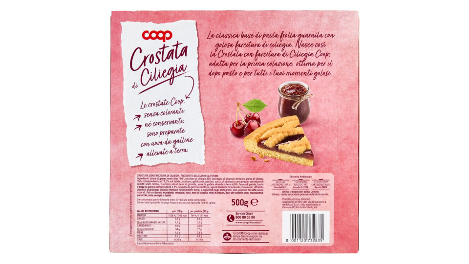 Crostata Di Ciliegia 500 G