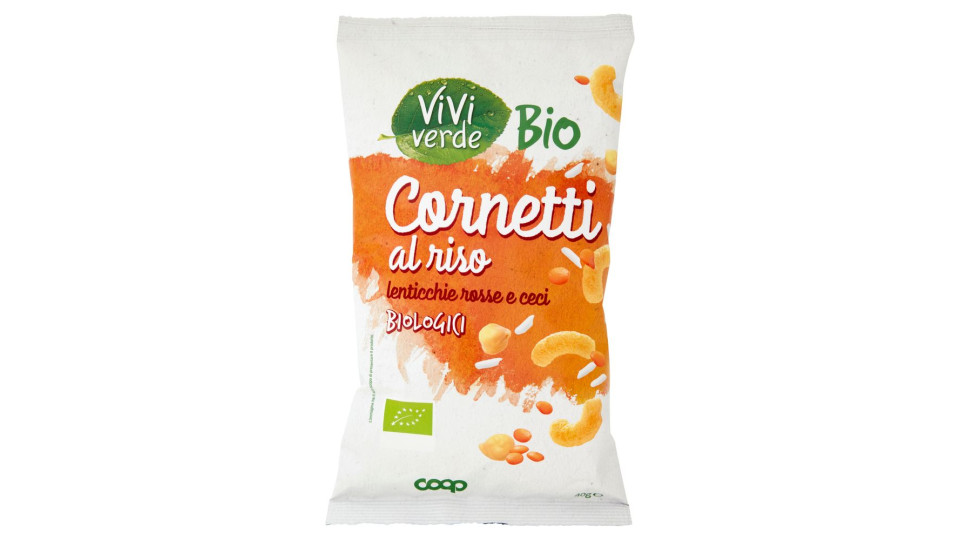 Cornetti Al Riso Lenticchie Rosse E Ceci Biologici 40 G