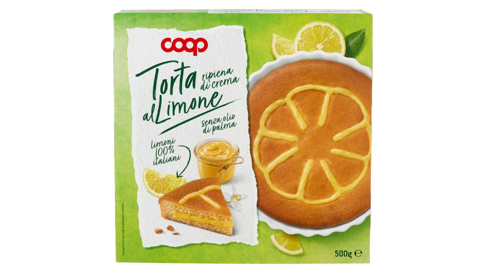 Torta Ripiena Di Crema Al Limone 500 G