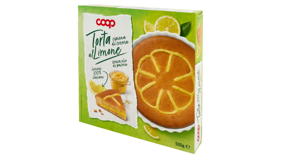 Torta Ripiena Di Crema Al Limone 500 G