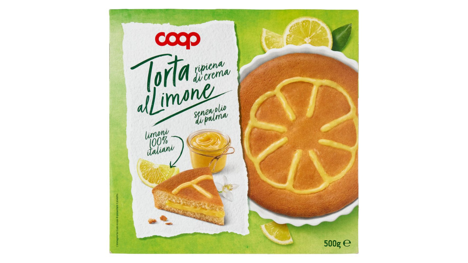 Torta Ripiena Di Crema Al Limone 500 G