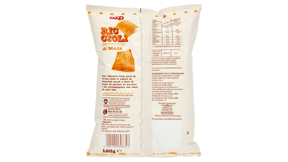 Riccioli Di Mais 120 G