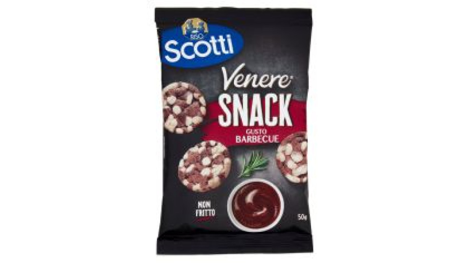 Riso Scotti Venere Snack Gusto Barbecue 50 G