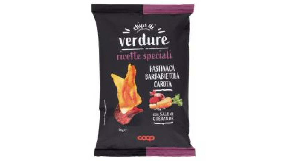 Ricette Speciali Chips Di Verdure Pastinaca Barbabietola Carota 80 G