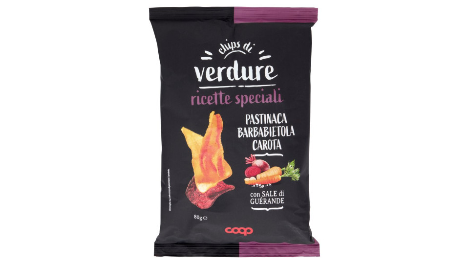 Ricette Speciali Chips Di Verdure Pastinaca Barbabietola Carota 80 G