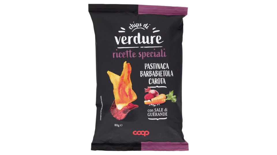 Ricette Speciali Chips Di Verdure Pastinaca Barbabietola Carota 80 G