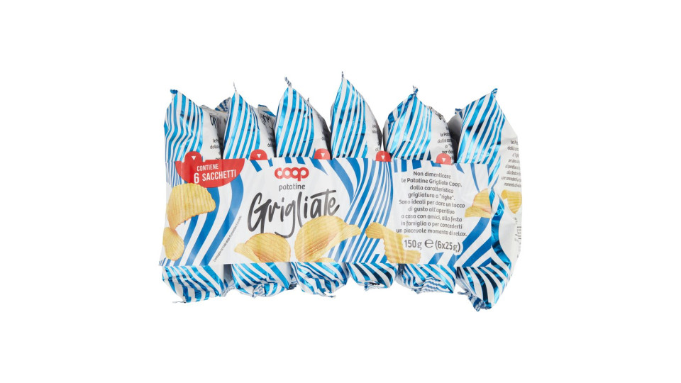 Patatine Grigliate 6 X 25 G