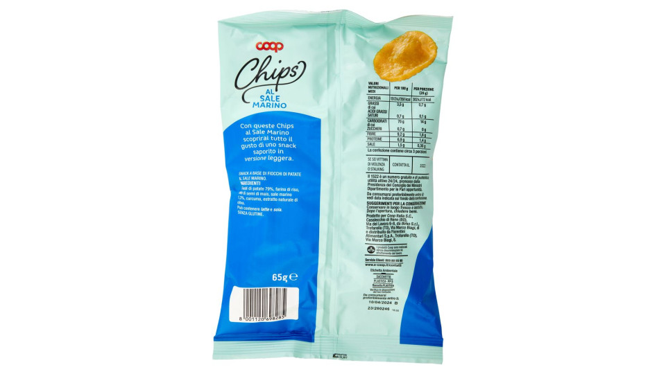 Chips Al Sale Marino 65 G