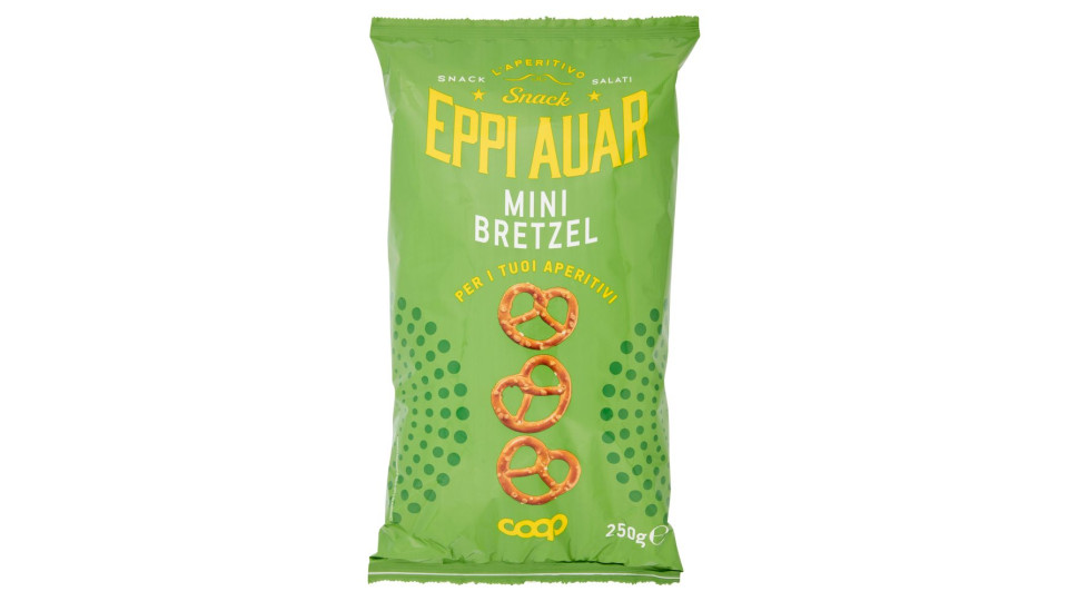 Snack Eppi Auar Mini Bretzel Per I Tuoi Aperitivi 250 G