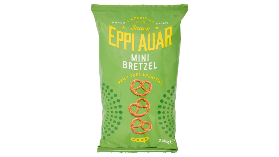 Snack Eppi Auar Mini Bretzel Per I Tuoi Aperitivi 250 G