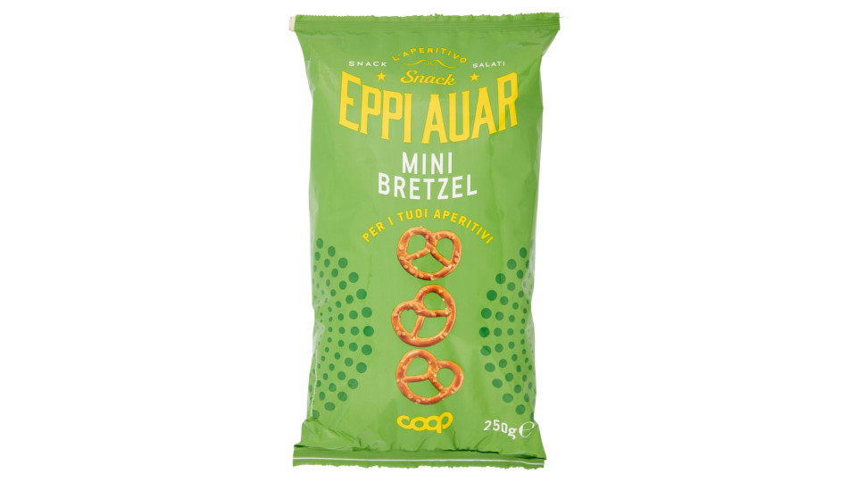 Snack Eppi Auar Mini Bretzel Per I Tuoi Aperitivi 250 G