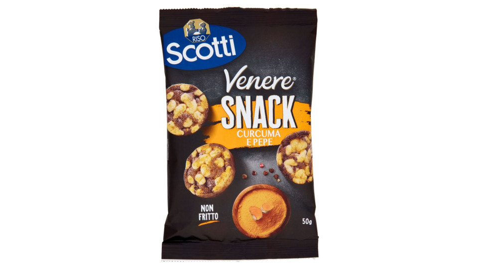 Riso Scotti Venere Snack Curcuma E Pepe 50 G
