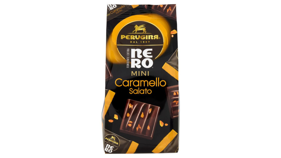 Perugina Nero Mini Caramello Cioccolatini Fondenti Sacchetto 150g
