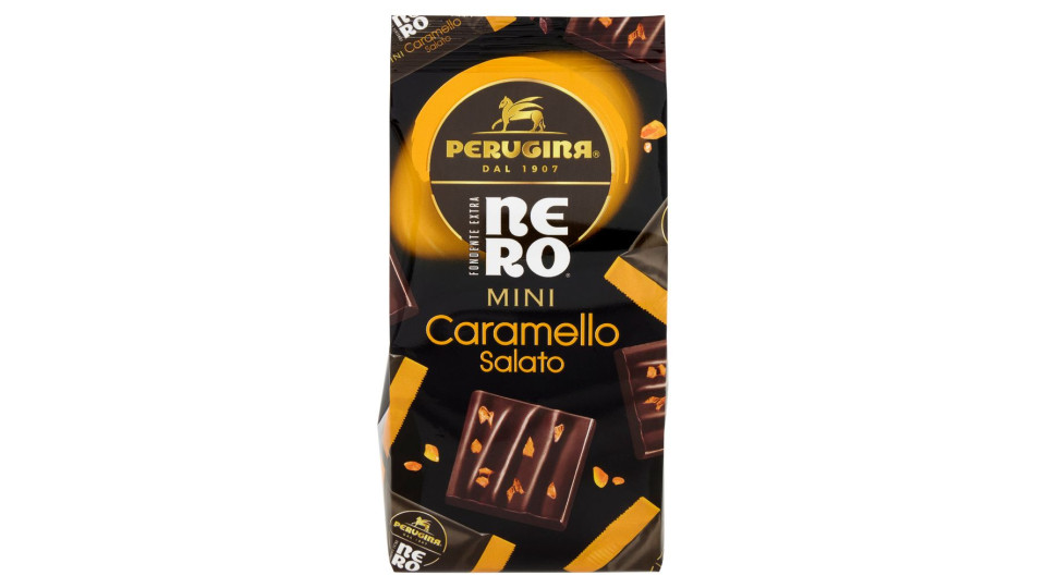 Perugina Nero Mini Caramello Cioccolatini Fondenti Sacchetto 150g