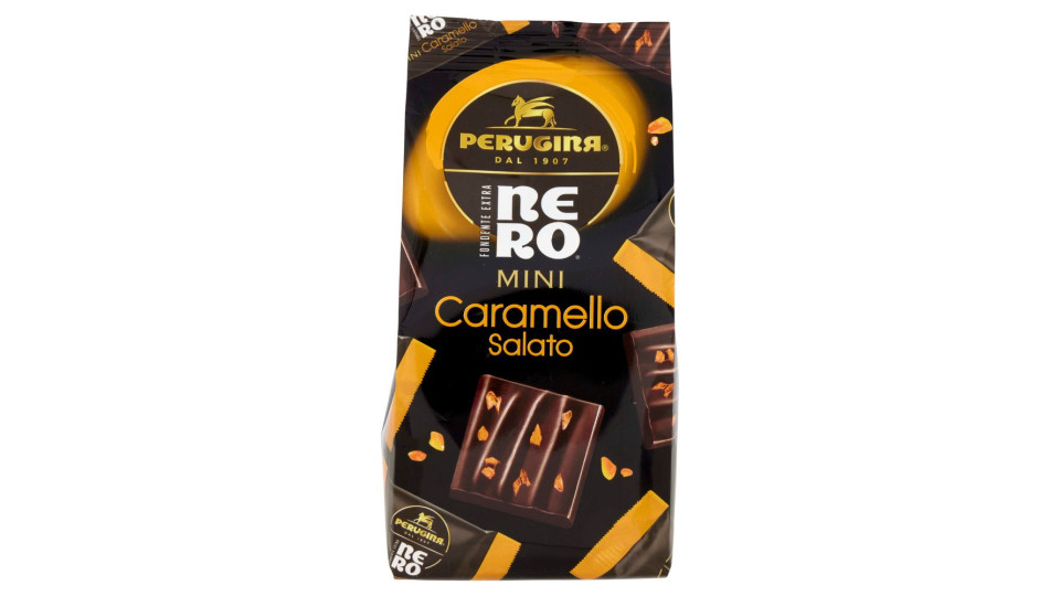 Perugina Nero Mini Caramello Cioccolatini Fondenti Sacchetto 150g