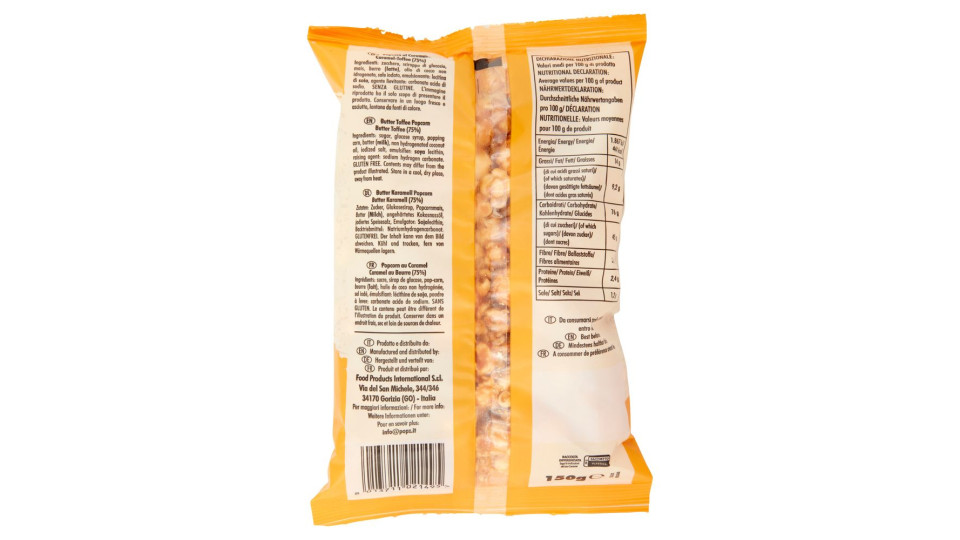 Popz Popcorn Caramello 150 G