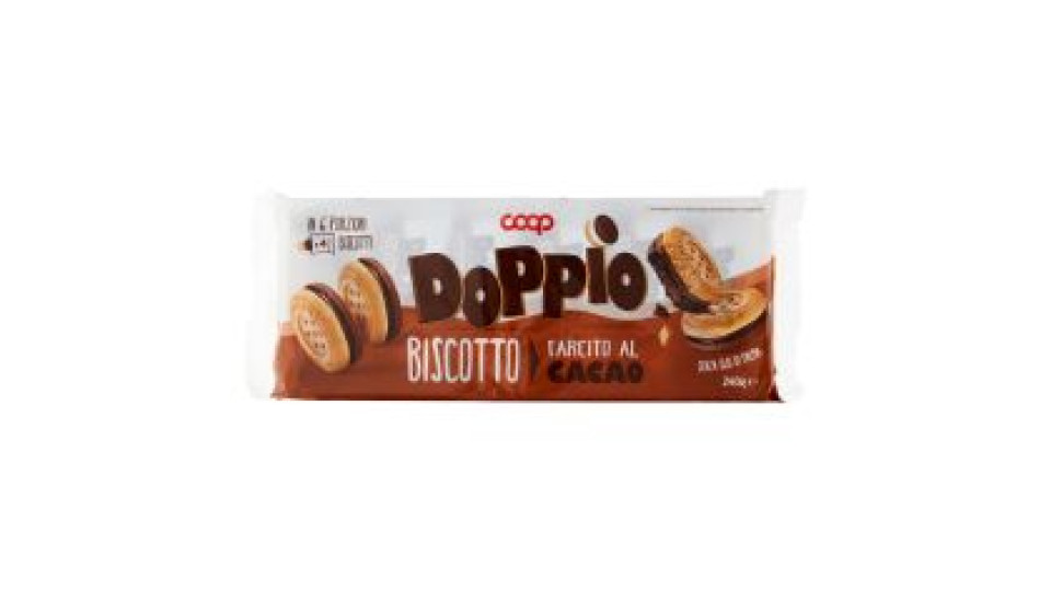Doppio Biscotto Farcito Al Cacao 6 X 40 G