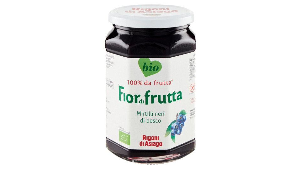 Rigoni Di Asiago Fiordifrutta Mirtilli Neri Di Bosco Bio 630 G