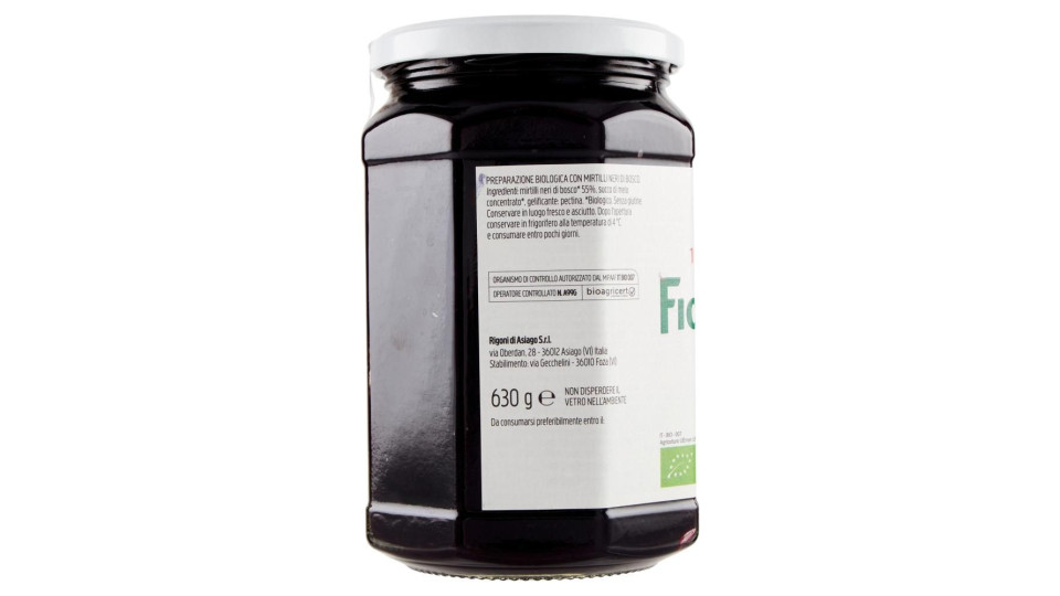 Rigoni Di Asiago Fiordifrutta Mirtilli Neri Di Bosco Bio 630 G