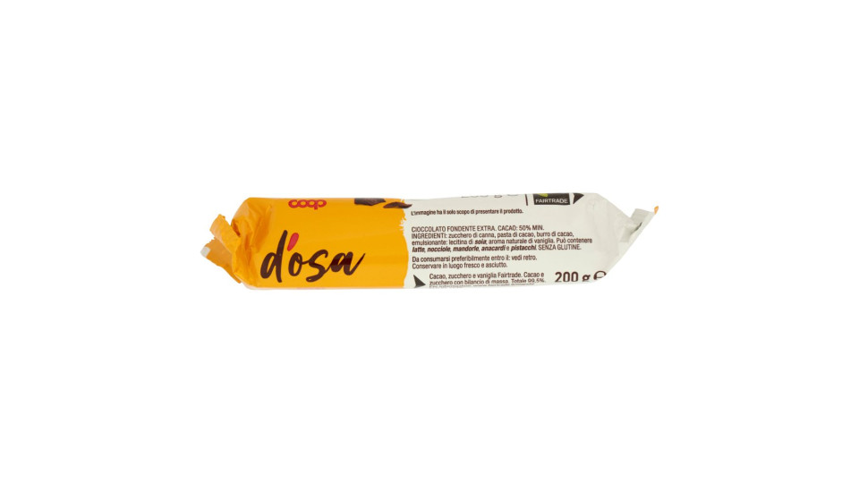 Cioccolato Fondente Extra Per Dolci 200 G