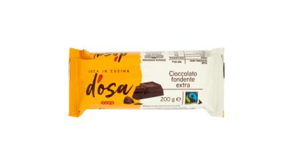 Cioccolato Fondente Extra Per Dolci 200 G