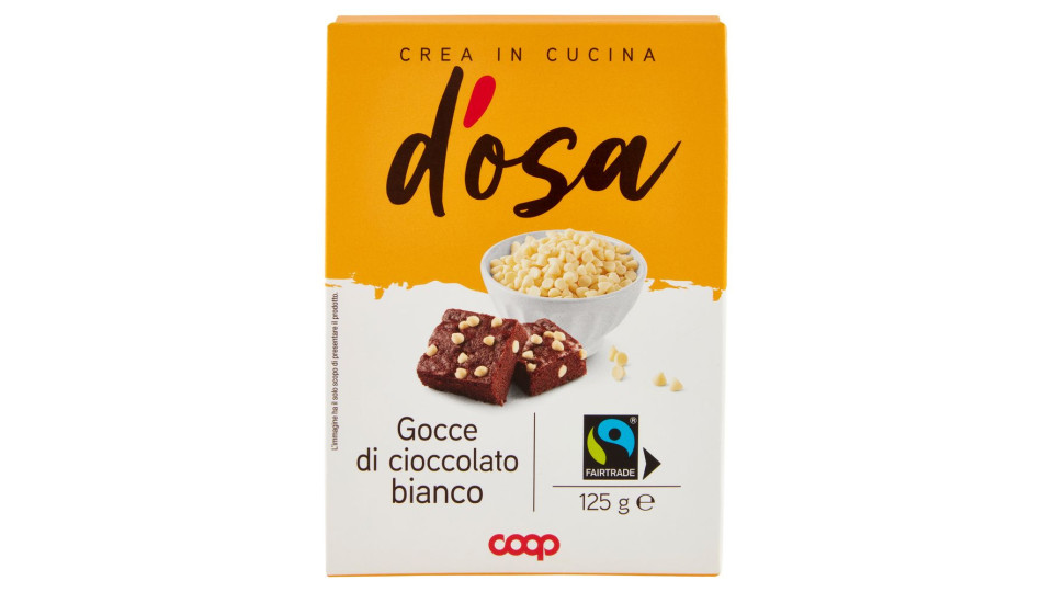 Gocce Di Cioccolato Bianco 125 G
