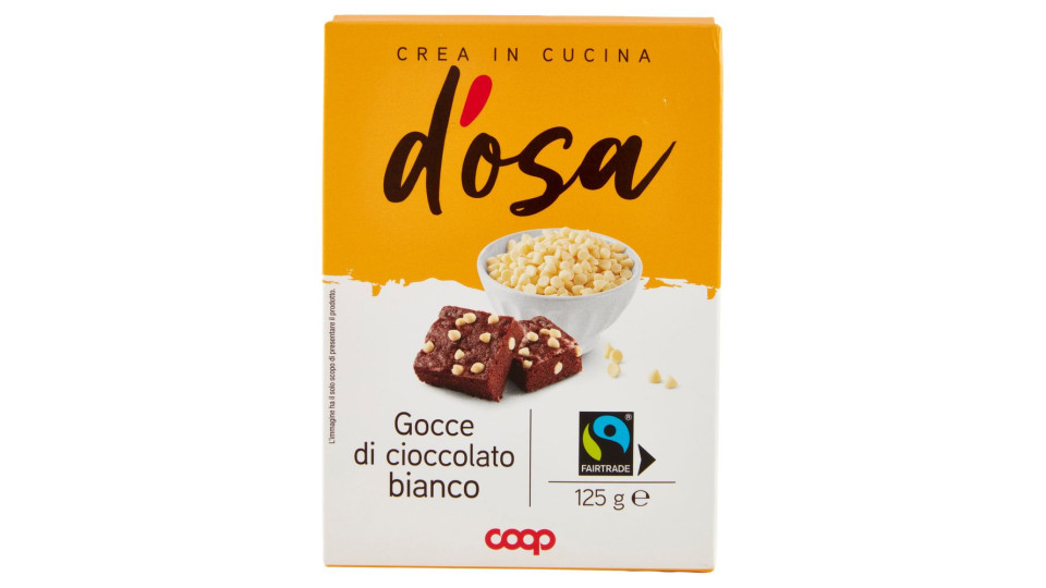 Gocce Di Cioccolato Bianco 125 G