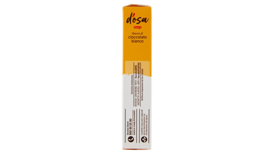 Gocce Di Cioccolato Bianco 125 G