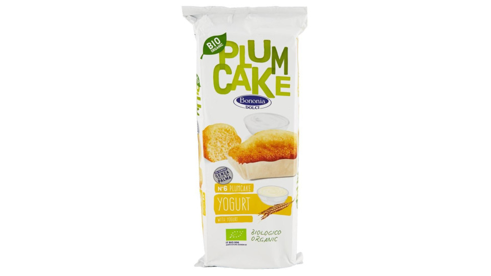 Bononia Dolci Plumcake Yogurt Biologico 6 X 33 G