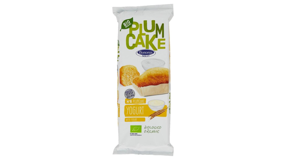 Bononia Dolci Plumcake Yogurt Biologico 6 X 33 G
