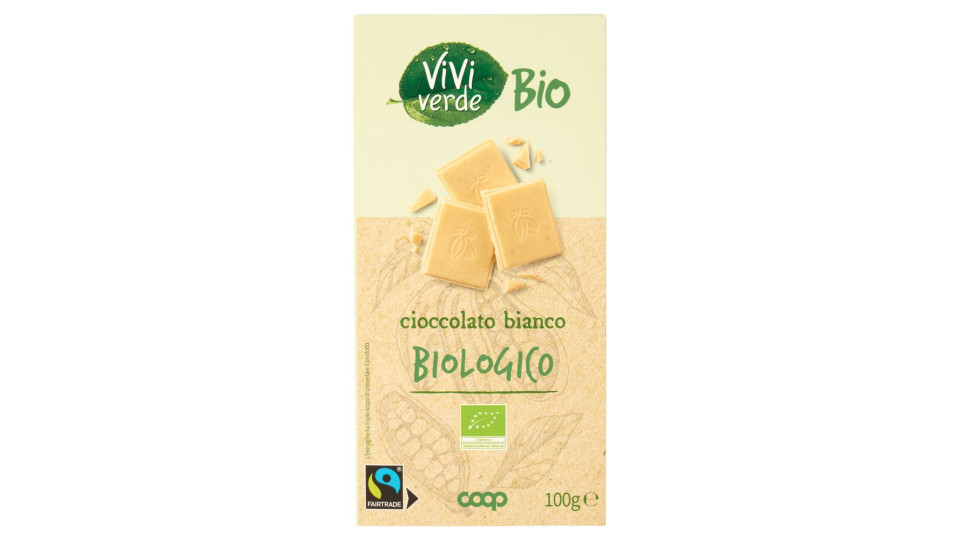 Cioccolato Bianco Biologico 100 G