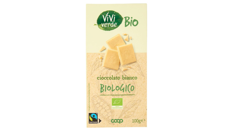 Cioccolato Bianco Biologico 100 G