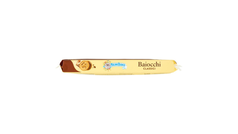 Mulino Bianco Baiocchi Biscotti Snack Farciti Con Crema Alla Nocciola E Cacao 260g