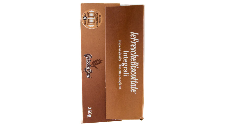 Grissinbon Lefreschebiscottate Integrali 250 G