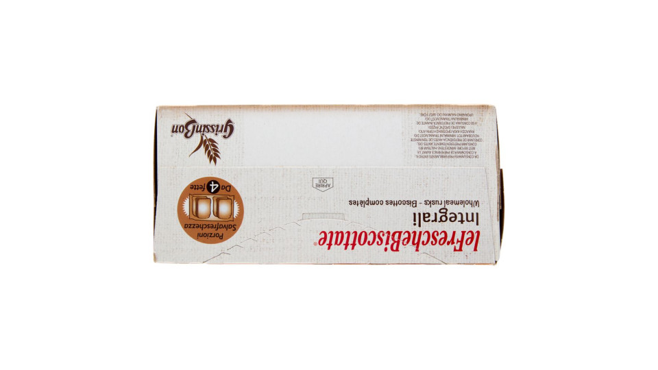 Grissinbon Lefreschebiscottate Integrali 250 G
